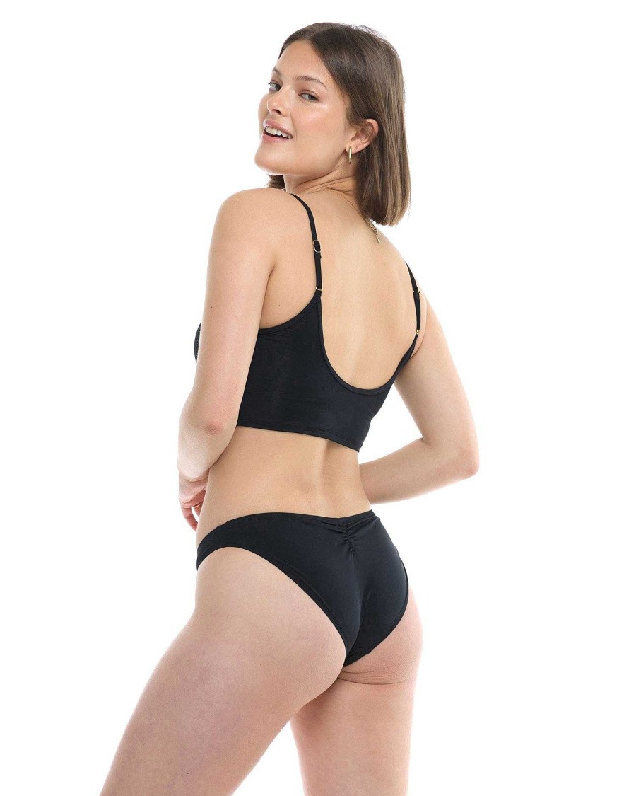 Swim Eidon Bottoms | Bikini Bottom - Black Licorice