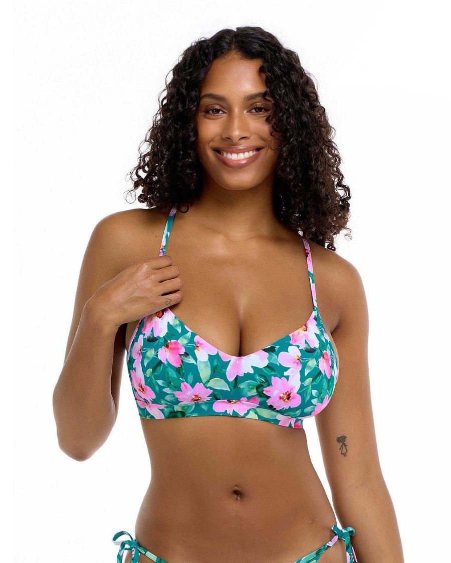 Swim Eidon D, Dd, E, F Cups | Madison D, Dd, E & F Cup Top - Tropical Paradise