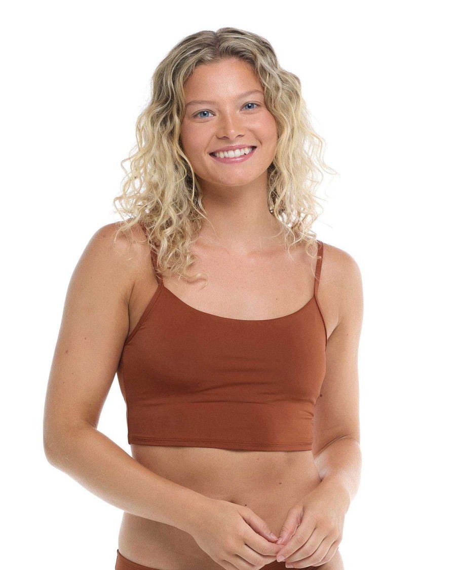 Swim Eidon Tops | Selena Top - Mocha