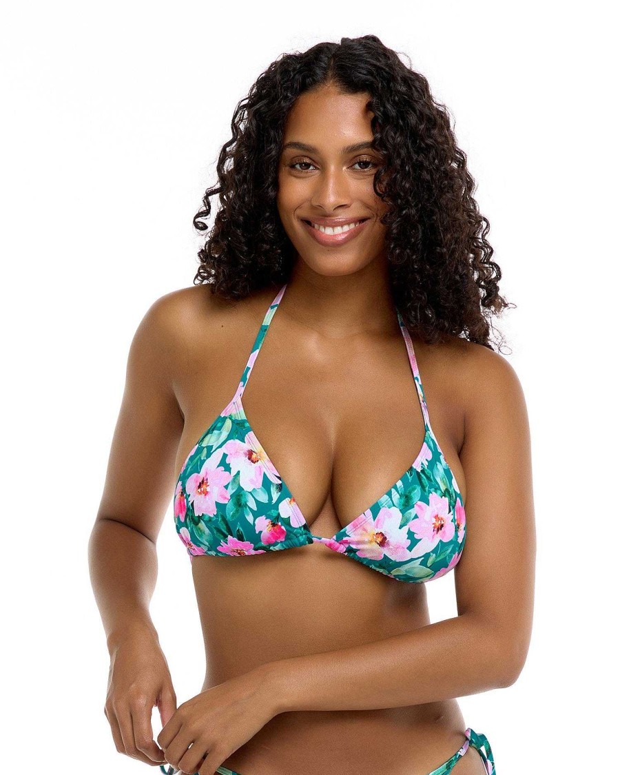 Swim Eidon D, Dd, E, F Cups | Kali Slider D Cup Top - Tropical Paradise