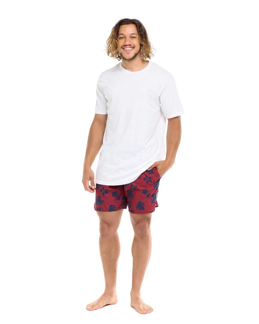 Men Eidon Boardshorts | Pareo Magic - Cranberry