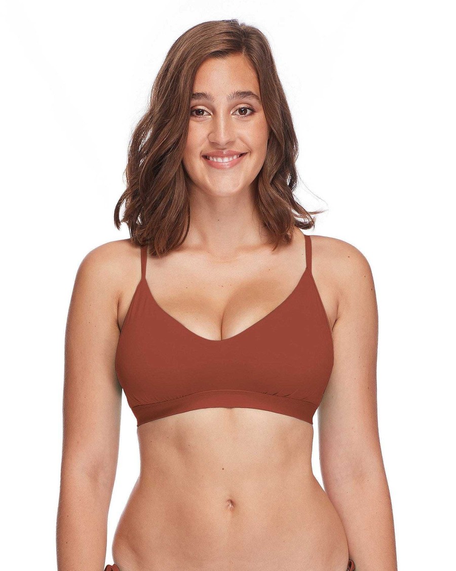 Swim Eidon D, Dd, E, F Cups | Madison D, Dd, E & F Cup Top - Mocha