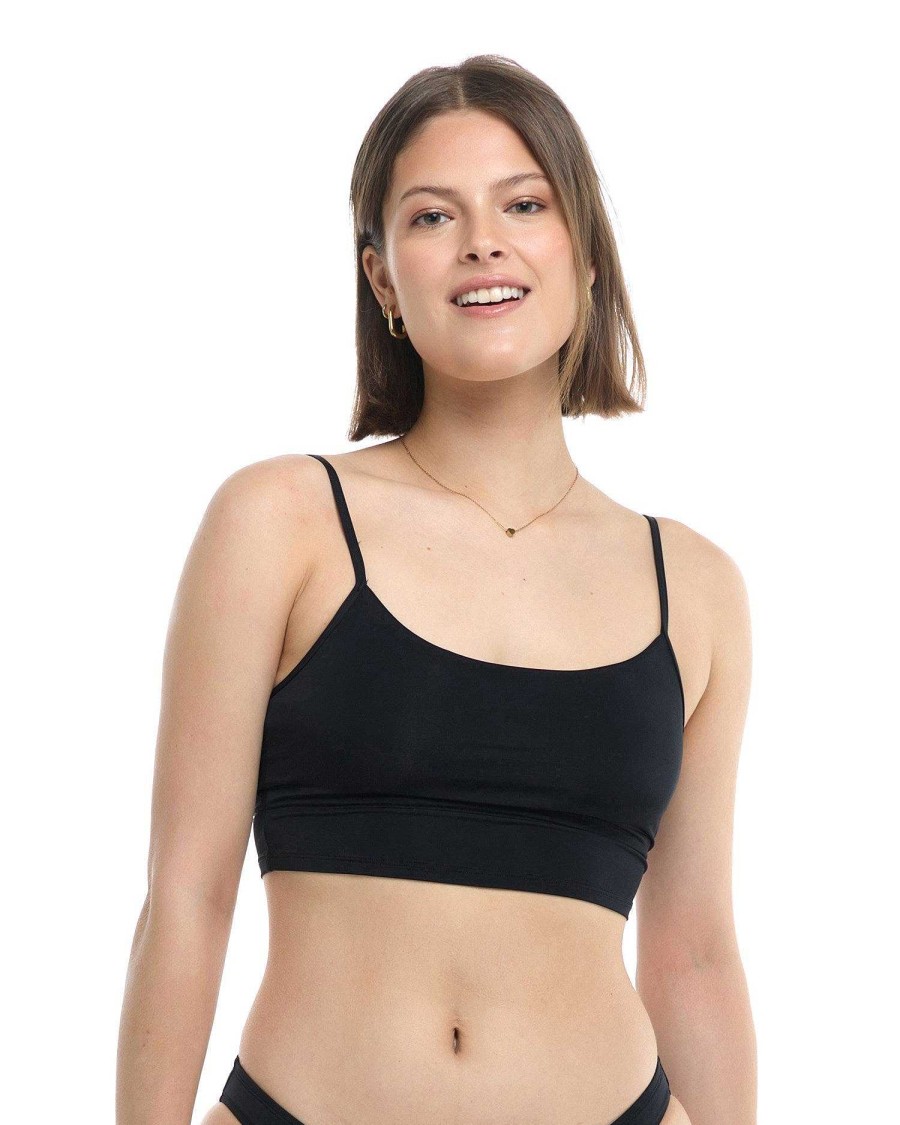 Swim Eidon Tops | Selena Top - Black Licorice